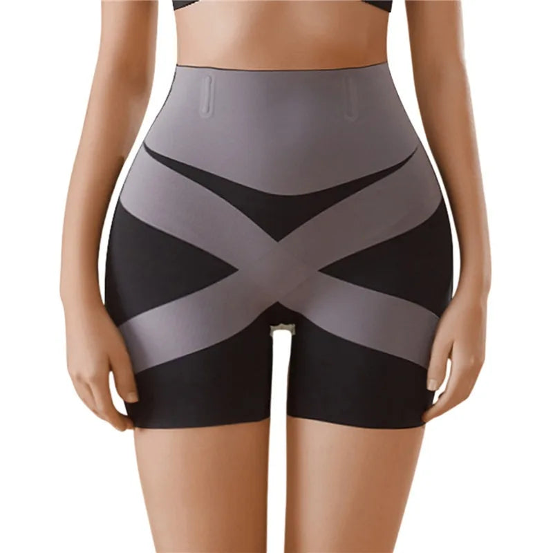 Shorts taille haute sculptant pour femmes.