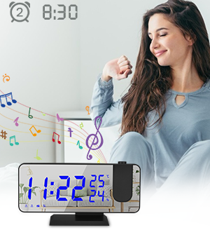 Réveil Numérique Électronique à LED.