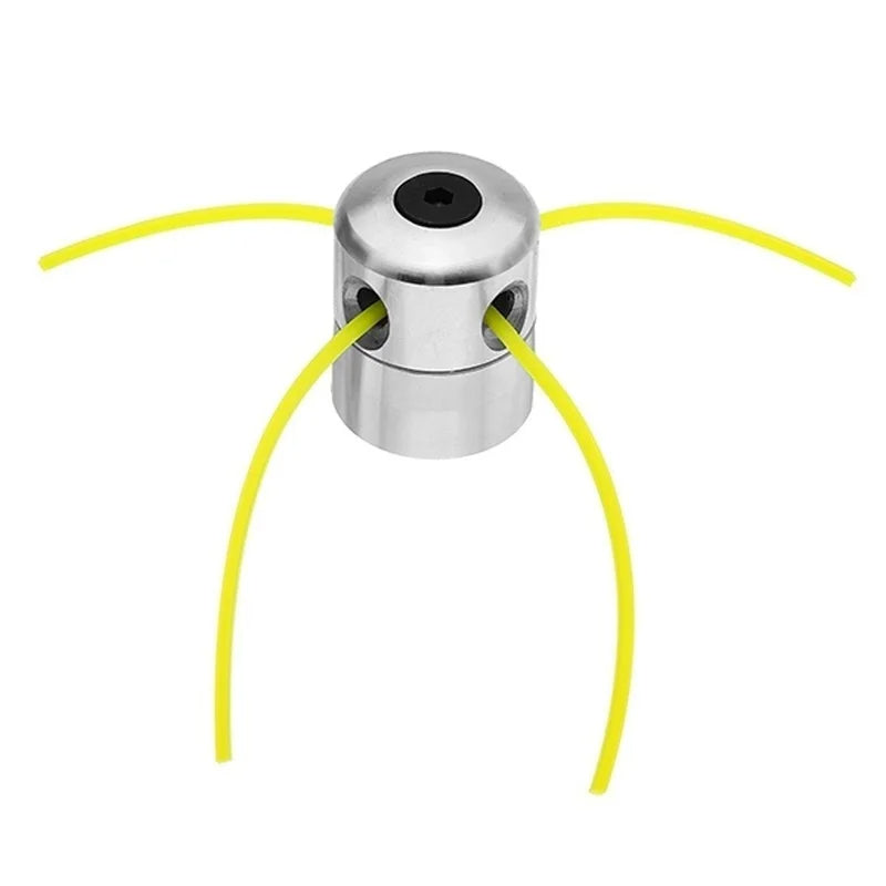 Tête de coupe-herbe en aluminium à 4 lignes.