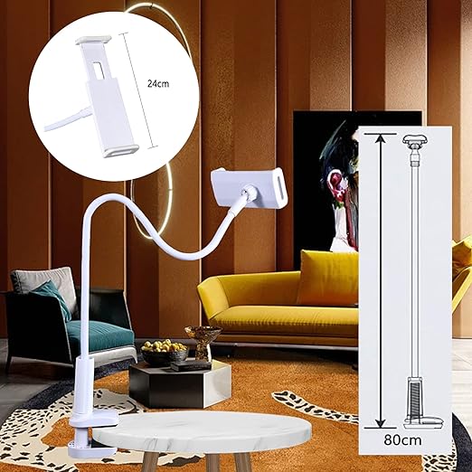 Support téléphone tablette col de cygne.