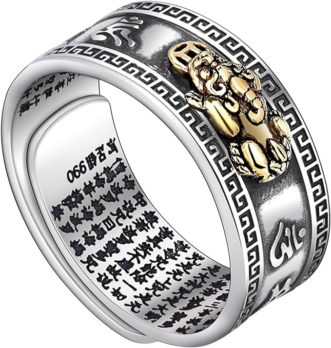 Bague porte-bonheur chinoise Bixiu.