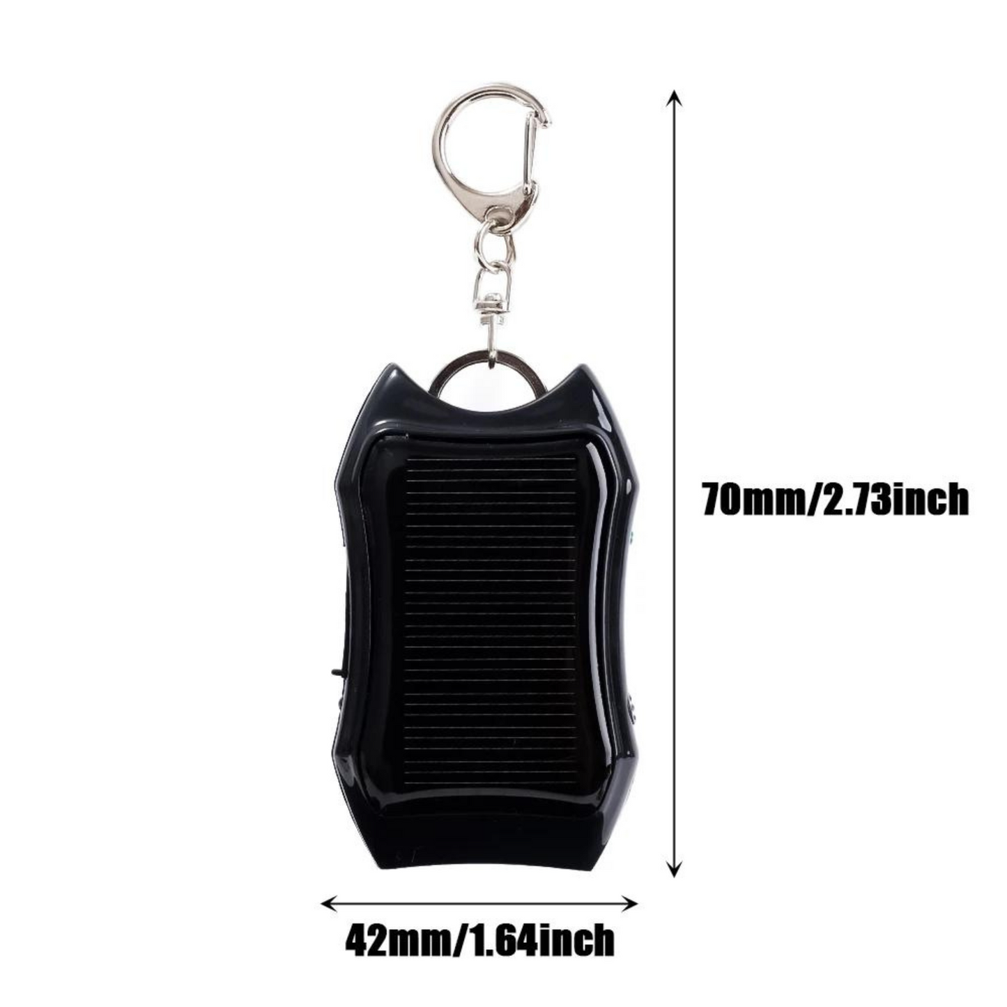 Porte-clés du chargeur solaire 1200mAh.