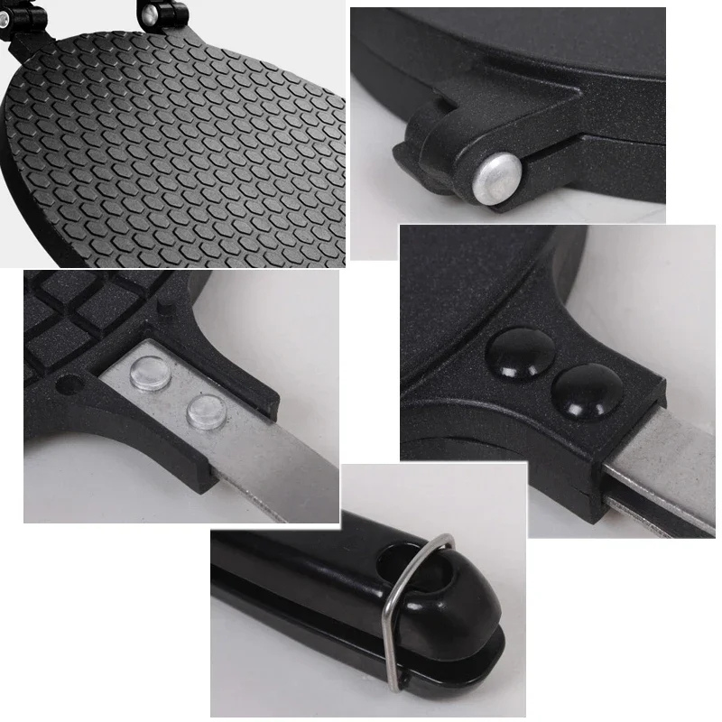 Poêle pour les gaufres et les œufs.