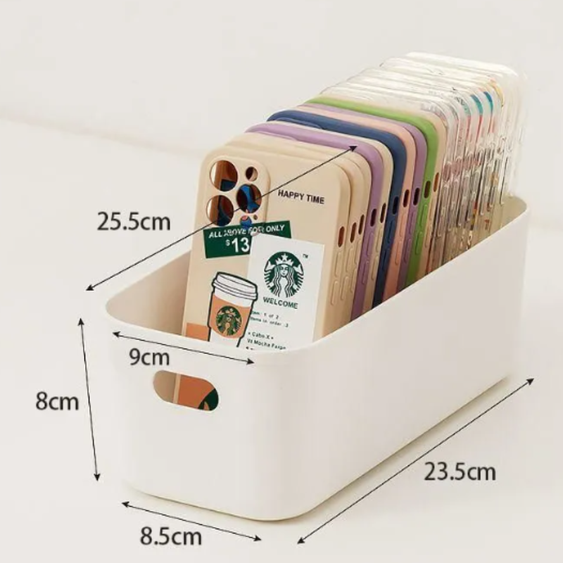 Pack de 4 petits boite de rangement en plastique.