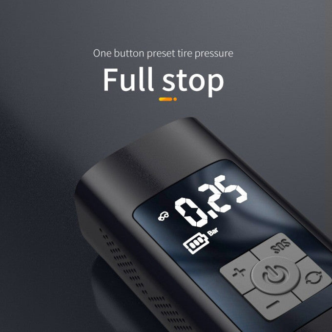 Pompe à air numérique sans fil rechargeable.