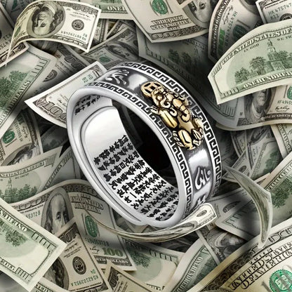 Bague porte-bonheur Feng Shui Bixiu pour homme et femme