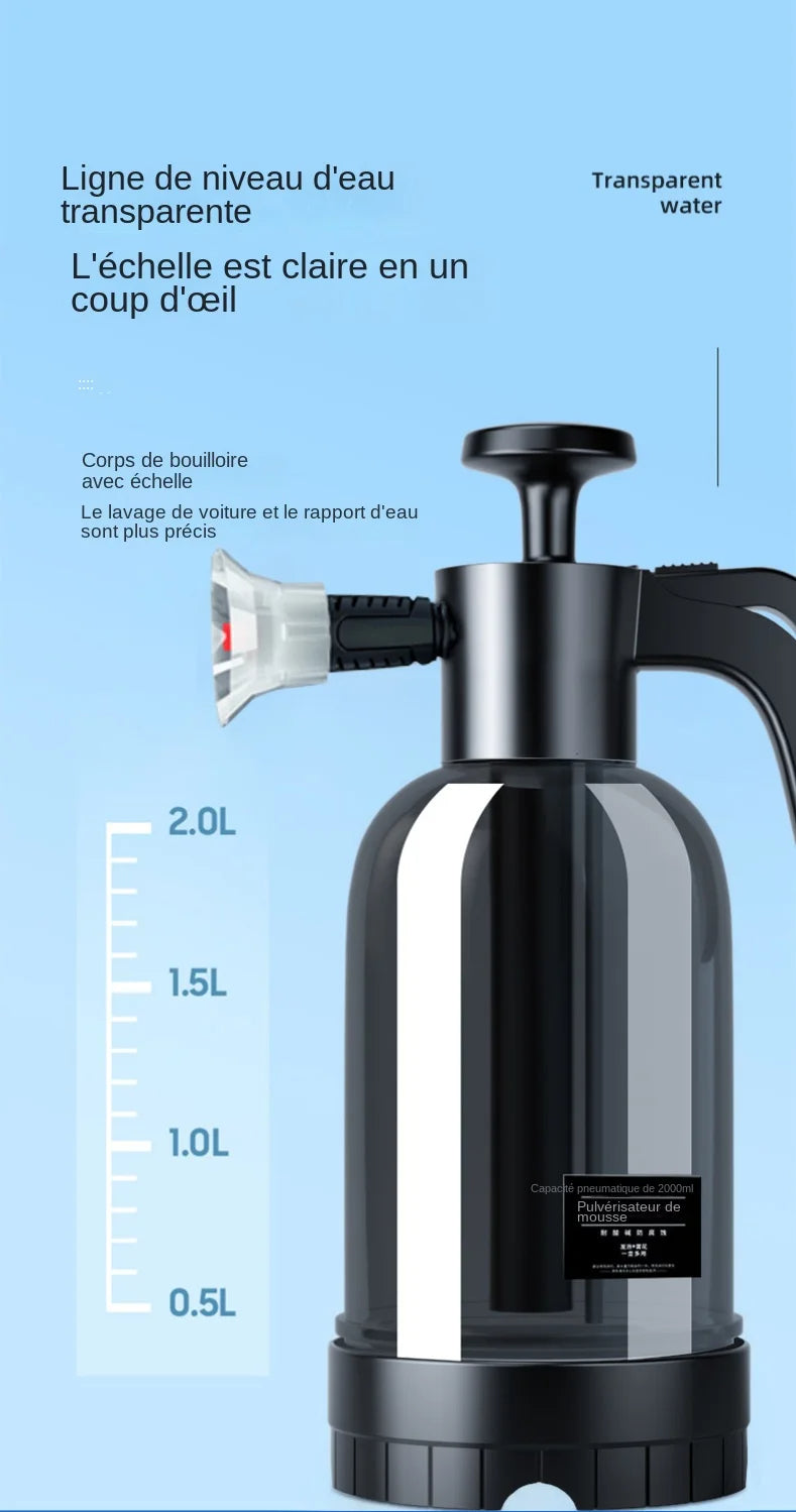 Pulvérisateur de mousse portable pour voiture