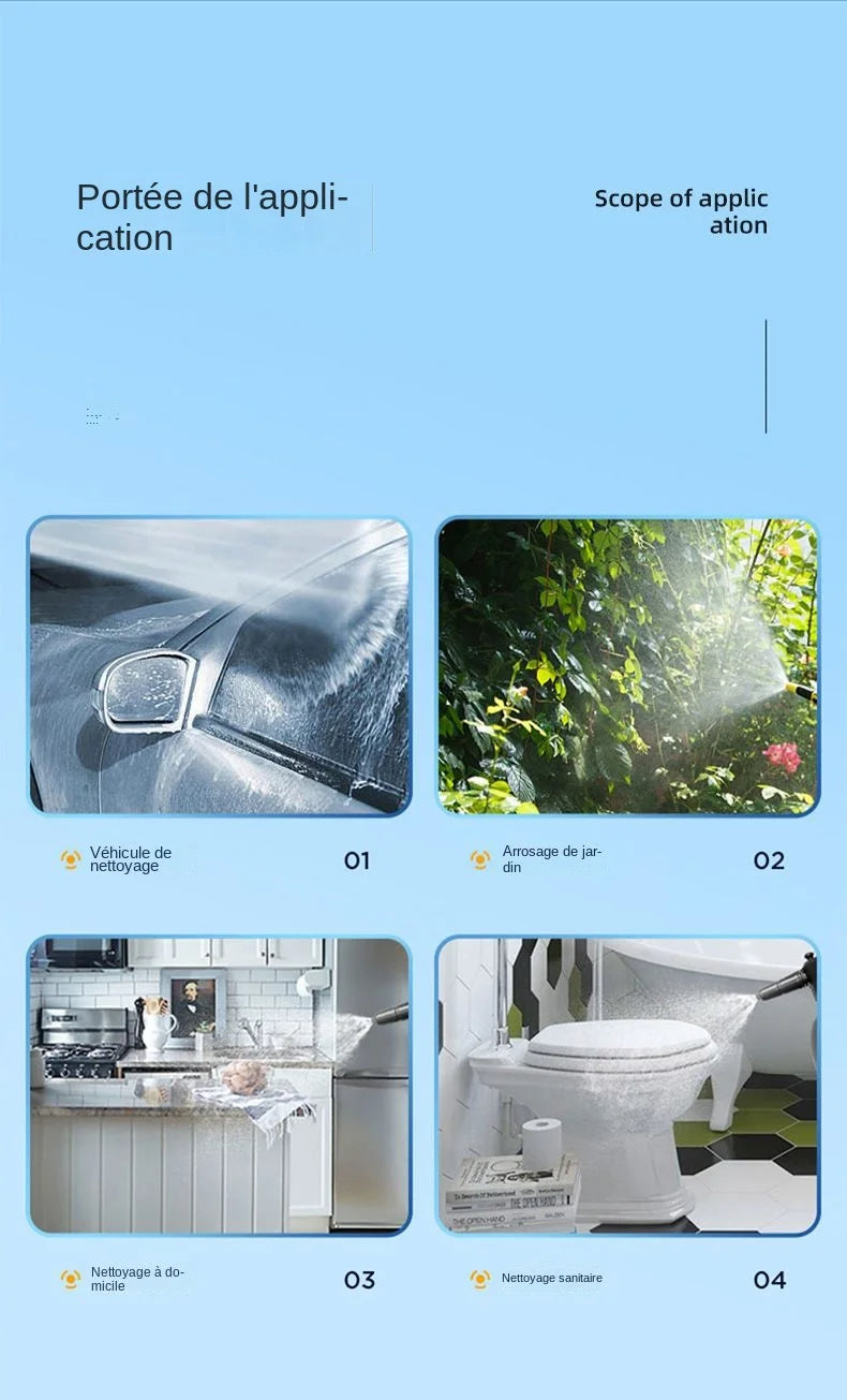 Pulvérisateur de mousse portable pour voiture