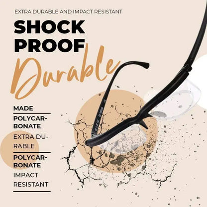 Lunettes innovantes pour myopie à mise au point variable.