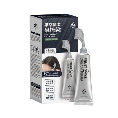 Crème colorante aux fruits