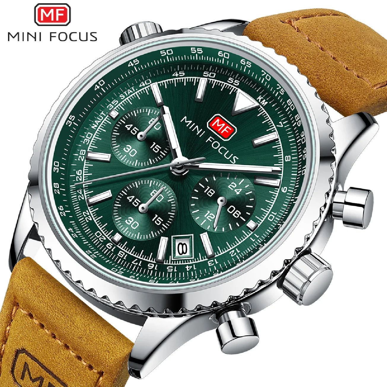 Mini Focus - Montre de luxe pour hommes Chronographe.