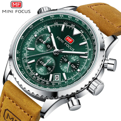 Mini Focus - Montre de luxe pour hommes Chronographe.