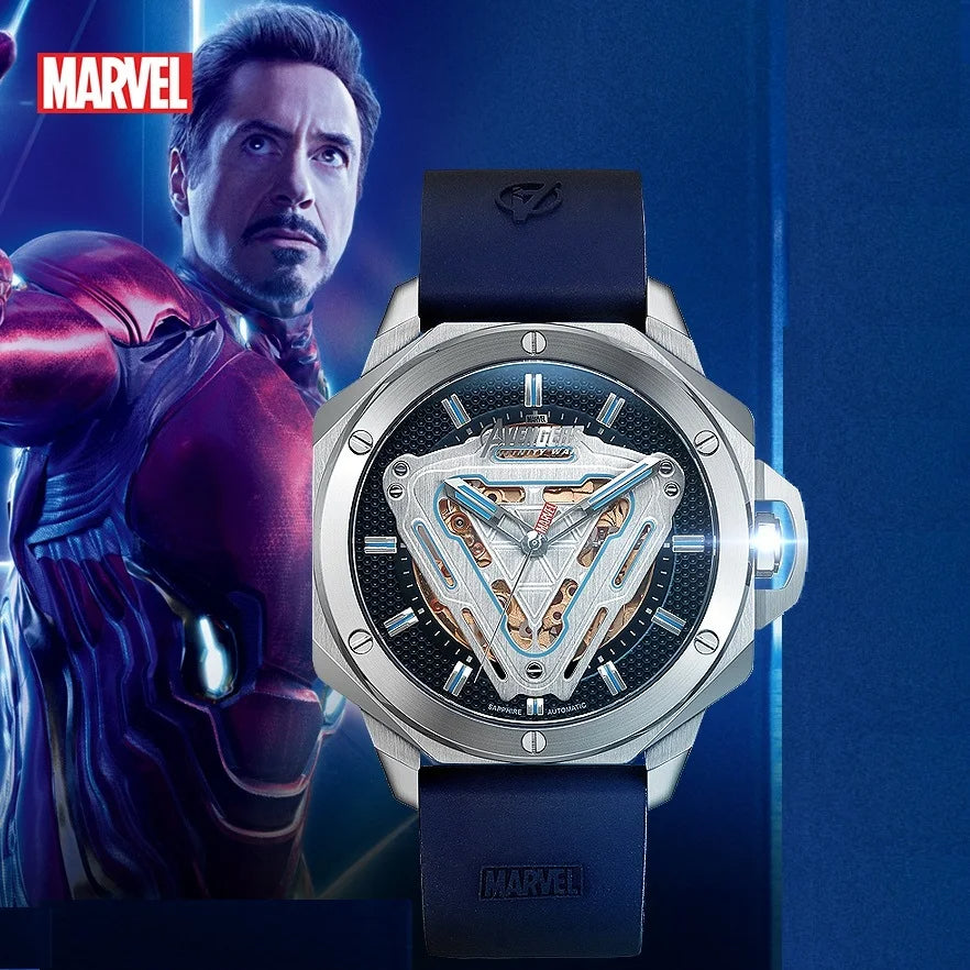 The Avengers Iron-Montre mécanique pour homme.
