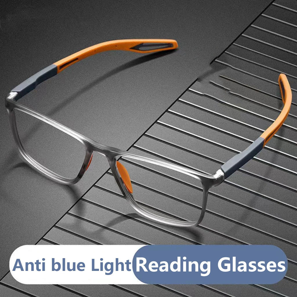 Lunettes de lecture anti-lumière bleue.
