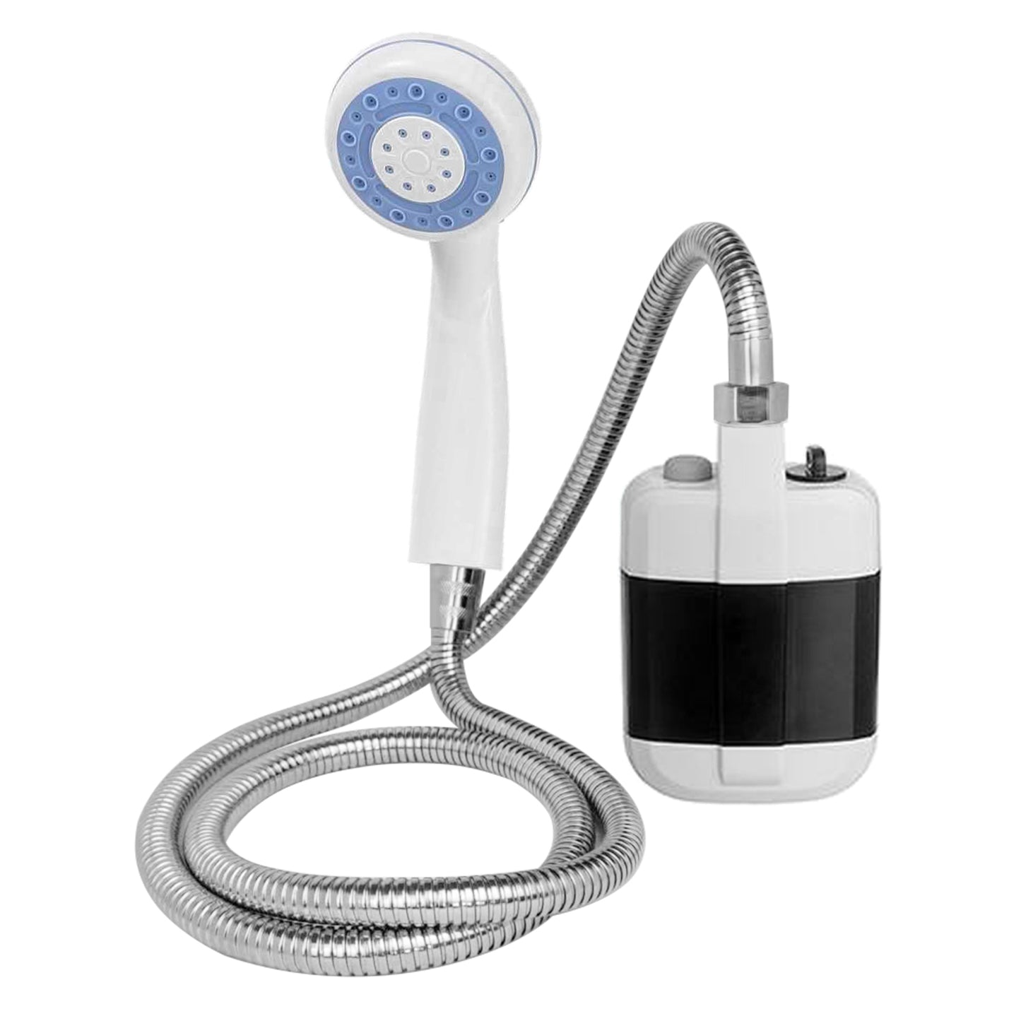 Douche portable de camping en plein air à pompe rechargeable.