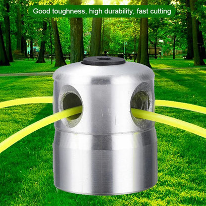 Tête de coupe-herbe en aluminium à 4 lignes.