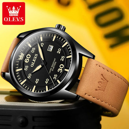 OLEVS 9962- Montre de luxe pour hommes.
