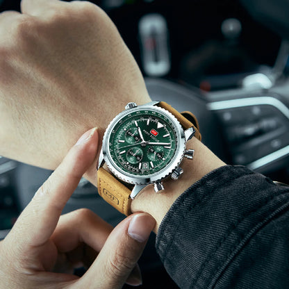 Mini Focus - Montre de luxe pour hommes Chronographe.