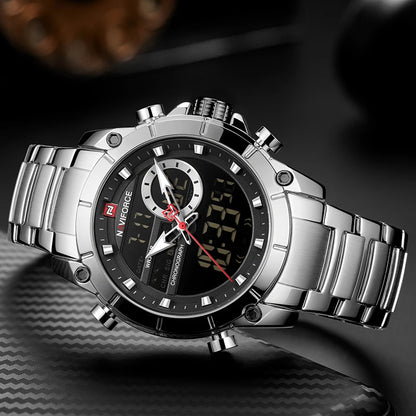 NAVIFORCE; Montre-bracelet chronographe pour homme.