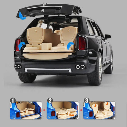 Modèle de voiture Rolls Royce Cullinan 1:24