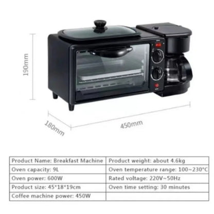 Appareil de petit-déjeuner 3-en-1.