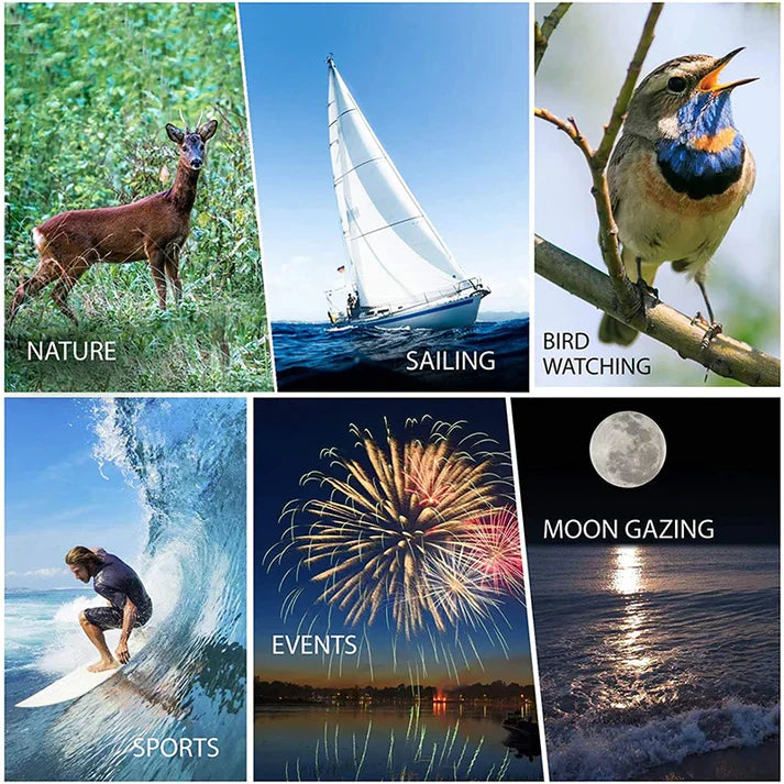 Télescope monoculaire haute puissance pour une vision à longue distance.