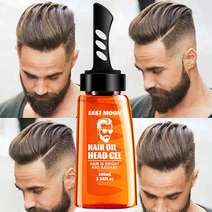 Gel coiffant 2 en 1 pour hommes.