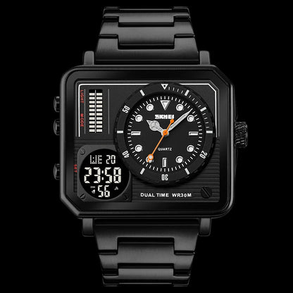 SKMEI-Montre-bracelet analogique numérique pour homme.