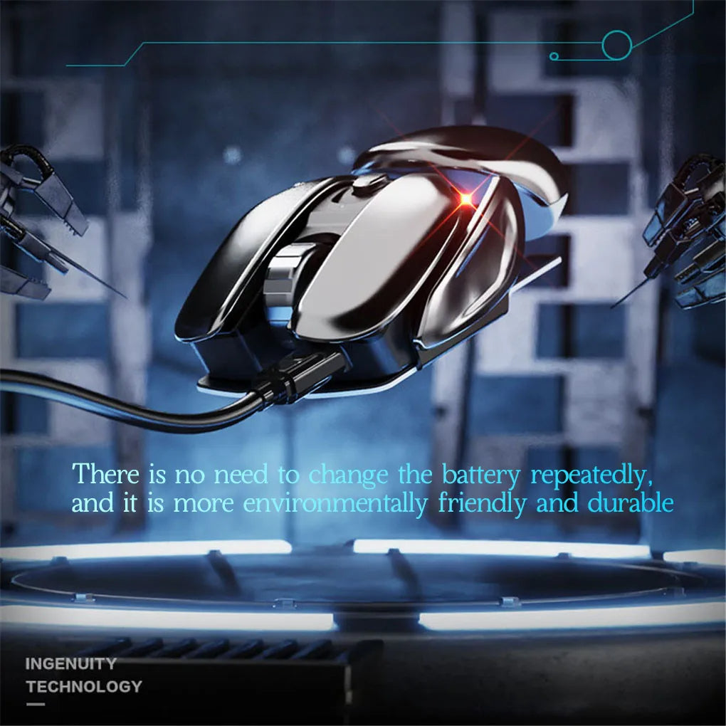 Souris sans fil avec récepteur 2-en-1.