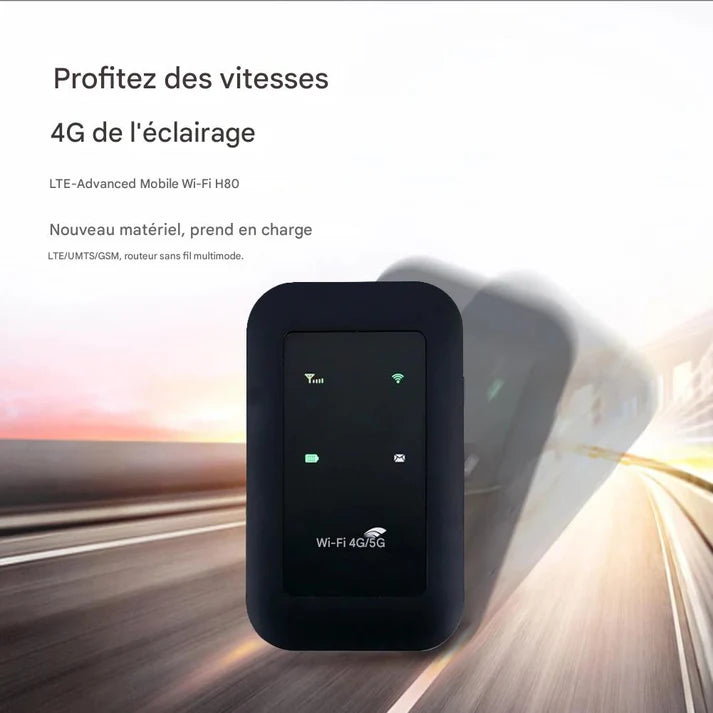 Mini Routeur WiFi 4G Haute Vitesse.