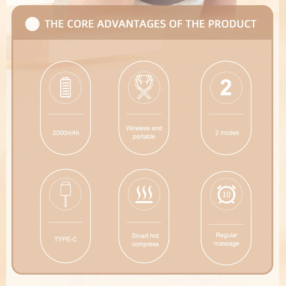 Incroyable masseur de cou 3D.