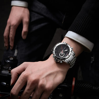 NAVIFORCE; Montre-bracelet chronographe pour homme.