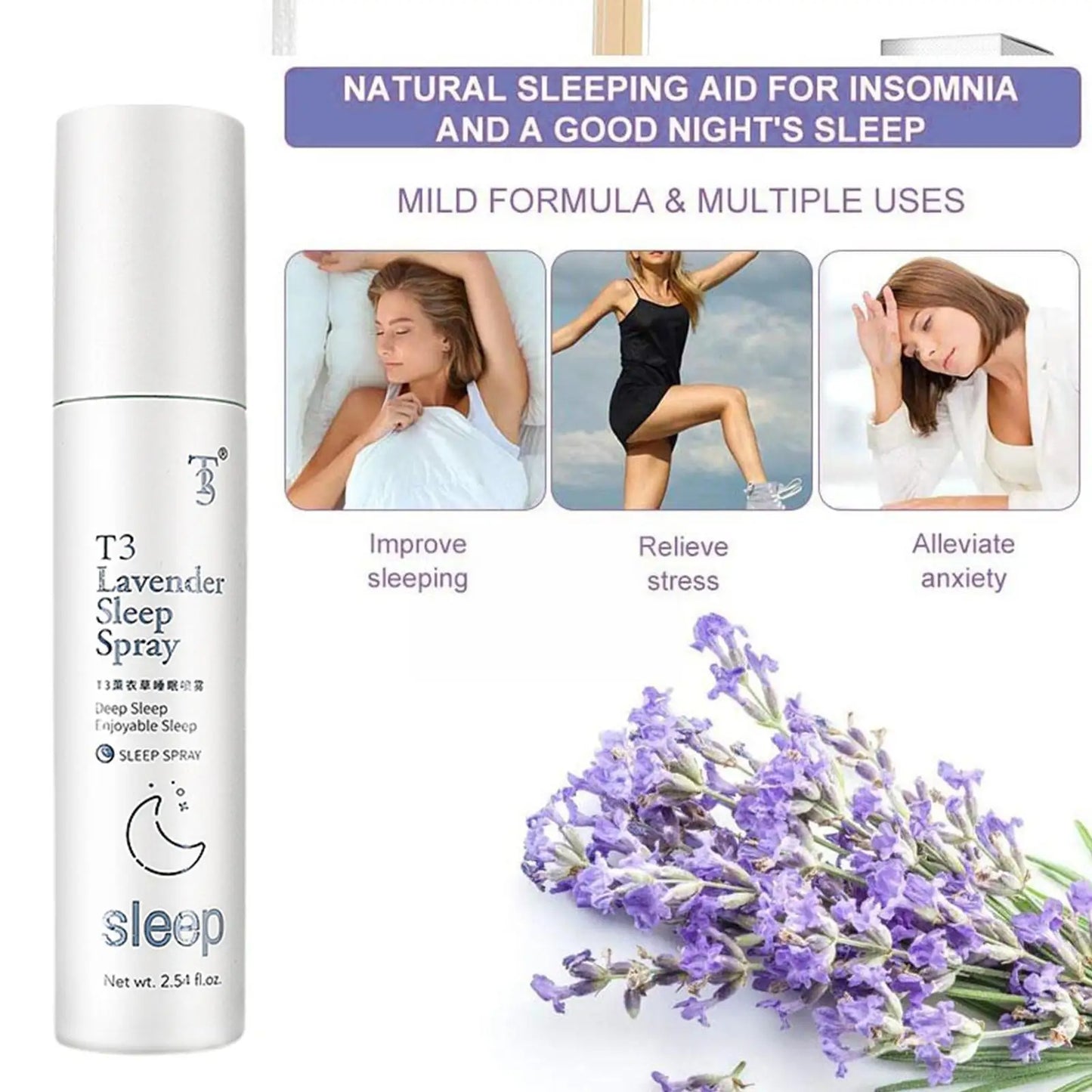 Brume de sommeil à la lavande.