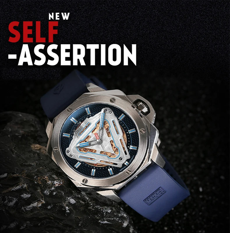 The Avengers Iron-Montre mécanique pour homme.