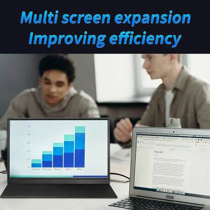 Moniteur portable 15,6 pouces FHD (1920x1080P).