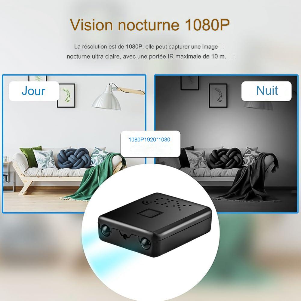 XD - Mini caméra Full HD 1080P.