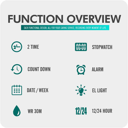 Montre Numérique Islamique pour Hommes