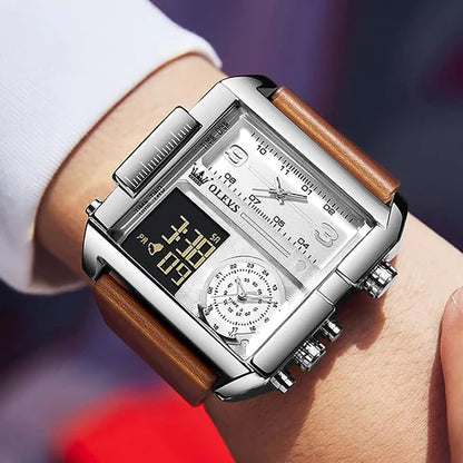 La toute nouvelle montre en cuir pour homme.