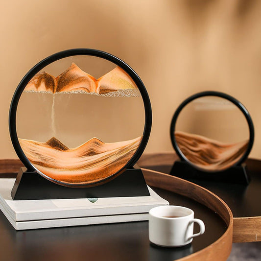 Décor de sable animée en 3D.