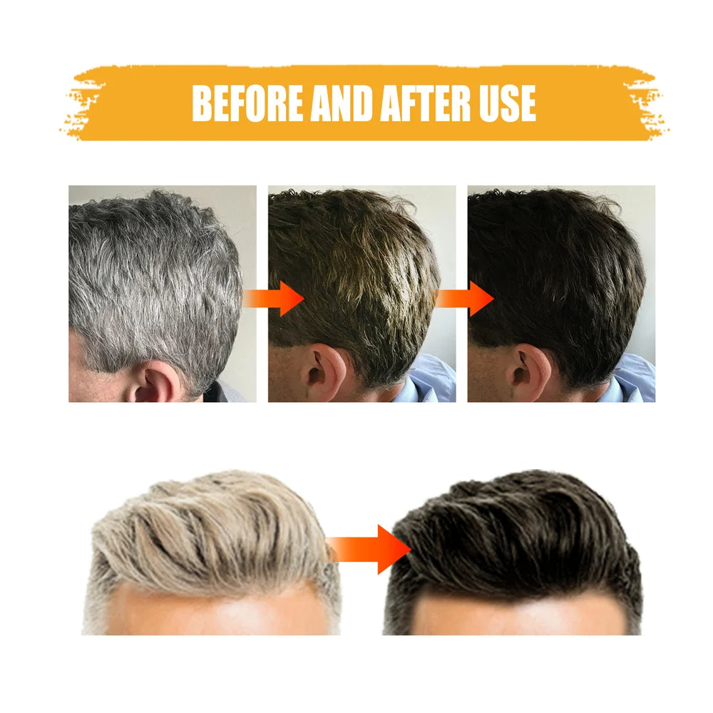 Savon capillaire naturel pour éliminer les cheveux gris.