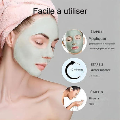 Masque à l'argile purifiante au thé vert, anti-acné