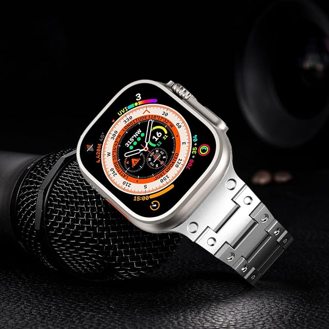 Montre intelligente connectée pour homme.