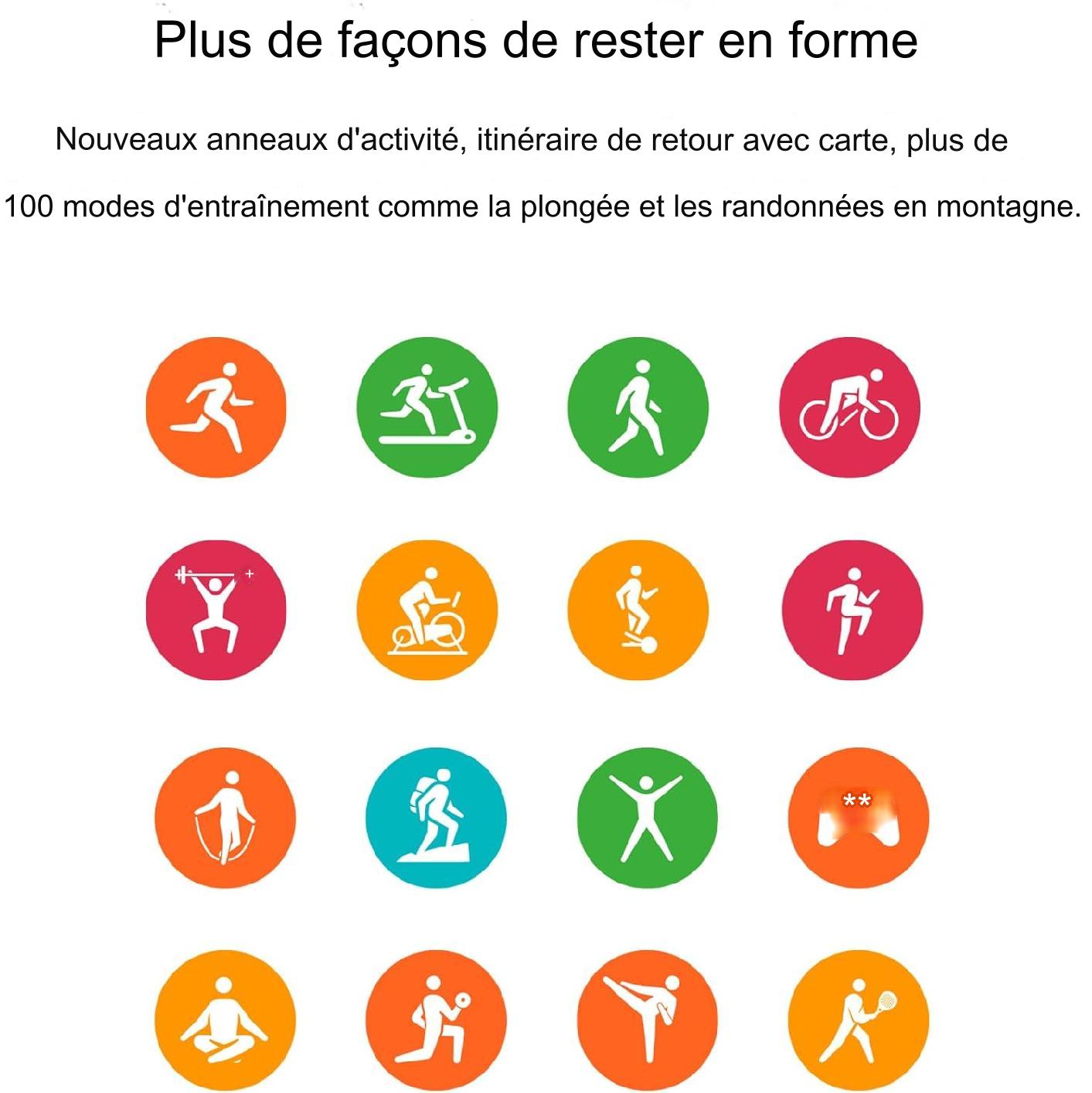 Toute nouvelle montre intelligente HW6 Mini.