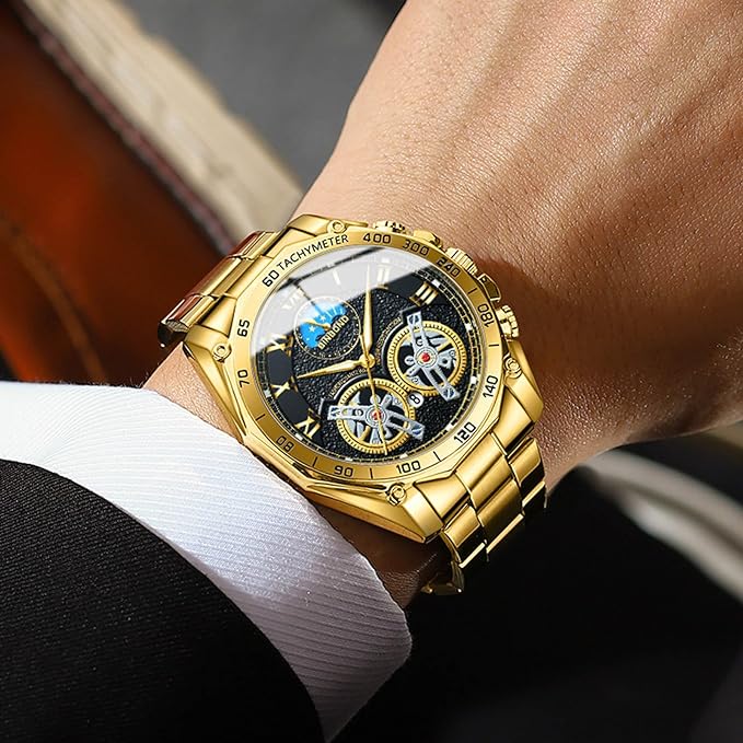 BINBONG - Montre Pour Homme De Qualité Supérieure.