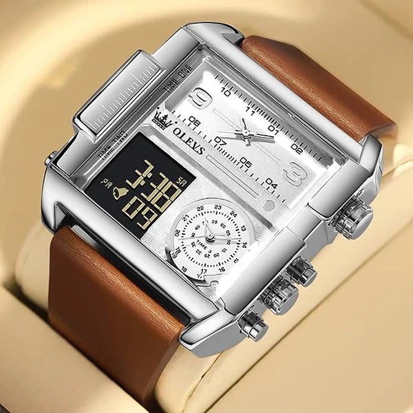 La toute nouvelle montre en cuir pour homme.