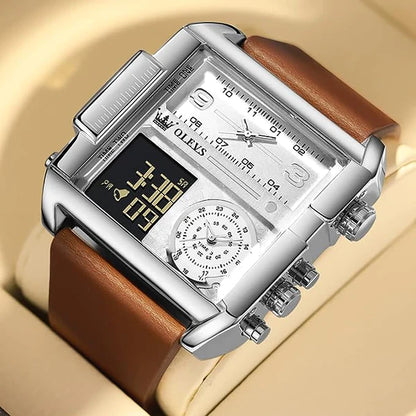 La toute nouvelle montre en cuir pour homme.