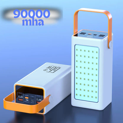 Banque d'alimentation de haute capacité.