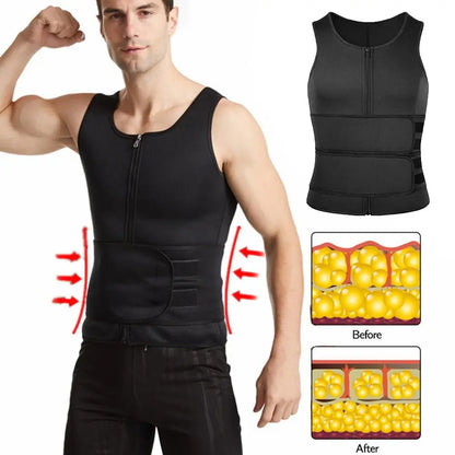 Gilet de Sauna Amincissant pour Homme.