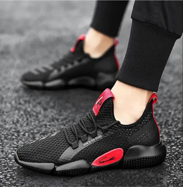 Baskets décontractées légères et respirantes pour hommes.