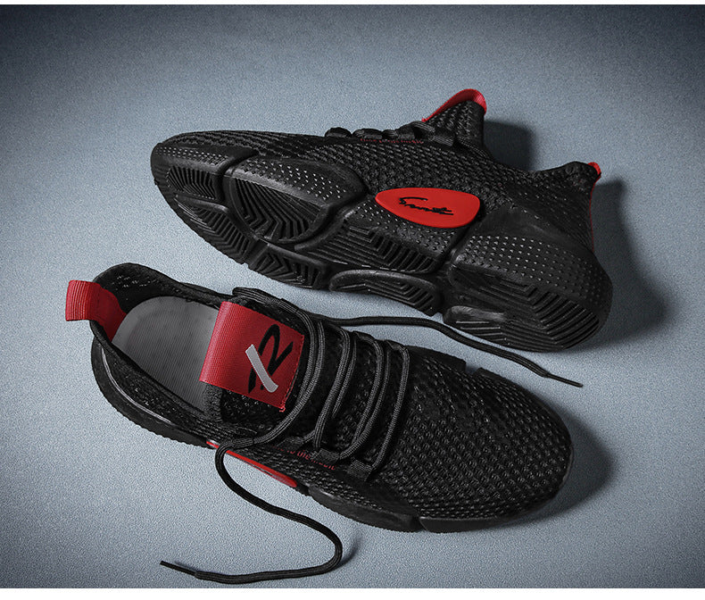 Baskets décontractées légères et respirantes pour hommes.